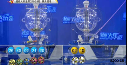 第2021068期大乐透开奖现场截图图片