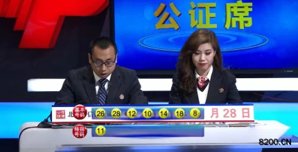 第2021073期七乐彩开奖现场截图图片