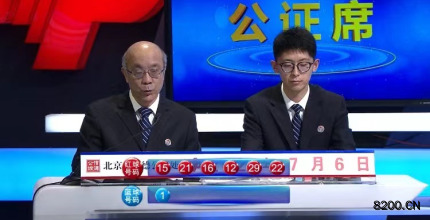 第2021075期双色球开奖现场截图图片