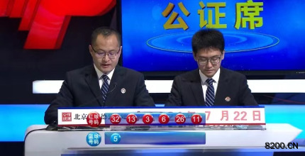 第2021082期双色球开奖现场截图图片