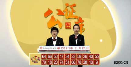 第2021196期快乐8开奖现场截图图片