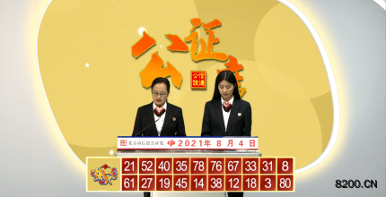 第2021206期快乐8开奖现场截图图片