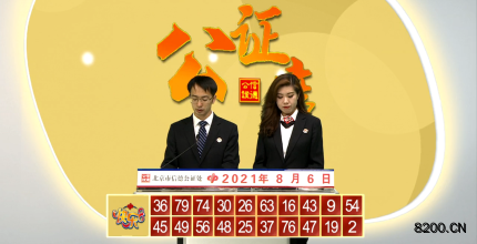 第2021208期快乐8开奖现场截图图片
