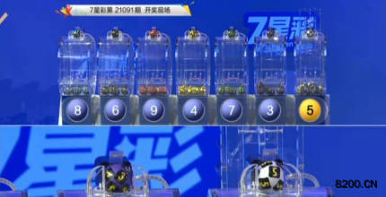第2021091期七星彩开奖现场截图图片