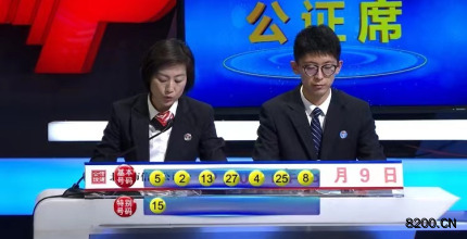 第2021091期七乐彩开奖现场截图图片