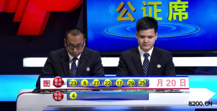 第2021096期七乐彩开奖现场截图图片