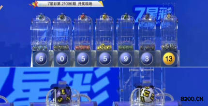第2021096期七星彩开奖现场截图图片