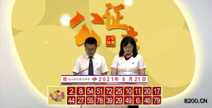 第2021223期快乐8开奖现场截图图片