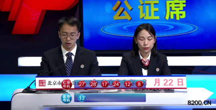 第2021095期双色球开奖现场截图图片