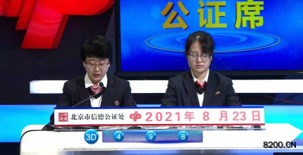第2021225期福彩3D开奖现场截图图片