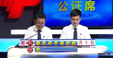 第2021101期七乐彩开奖现场截图图片