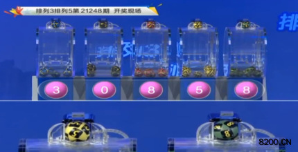 第2021248期排列3开奖现场截图图片