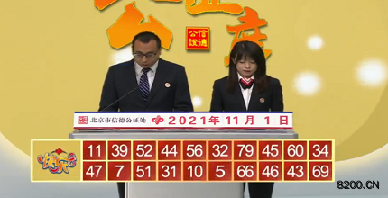 第2021291期快乐8开奖现场截图图片
