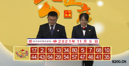 第2021295期快乐8开奖现场截图图片