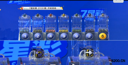 第2021131期七星彩开奖现场截图图片