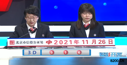 第2021316期福彩3D开奖现场截图图片
