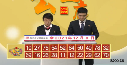 第2021328期快乐8开奖现场截图图片