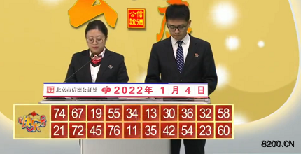 第2022004期快乐8开奖现场截图图片