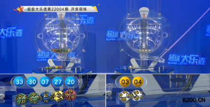 第2022004期大乐透开奖现场截图图片