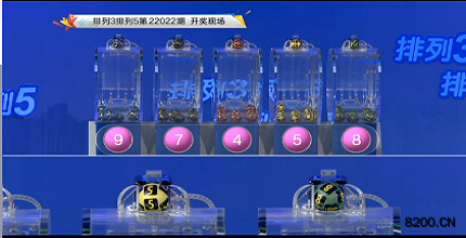 第2022022期排列3开奖现场截图图片