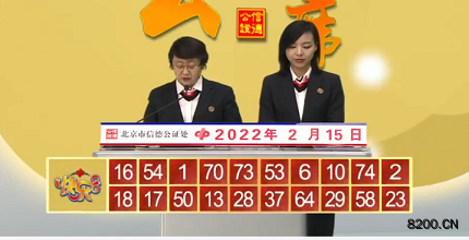 第2022036期快乐8开奖现场截图图片