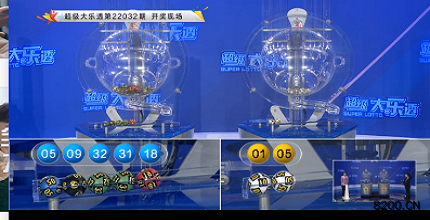 第2022032期大乐透开奖现场截图图片