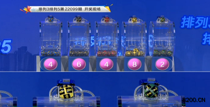 第2022099期排列3开奖现场截图图片
