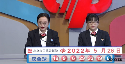 第2022059期双色球开奖现场截图图片