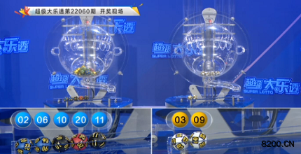 第2022060期大乐透开奖现场截图图片