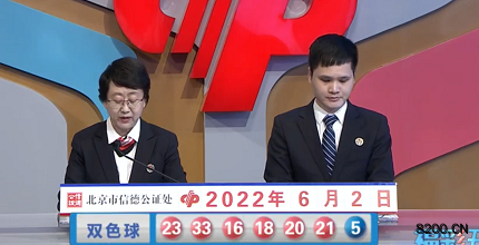 第2022062期双色球开奖现场截图图片