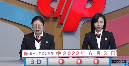 第2022144期福彩3D开奖现场截图图片