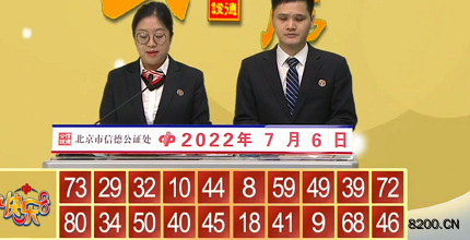第2022177期快乐8开奖现场截图图片