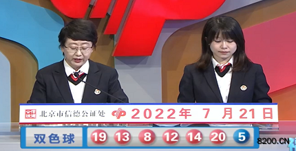 第2022083期双色球开奖现场截图图片