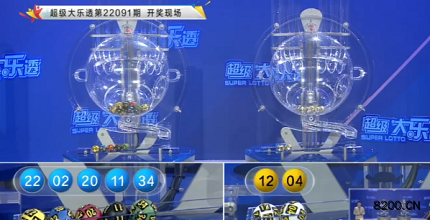 第2022091期大乐透开奖现场截图图片