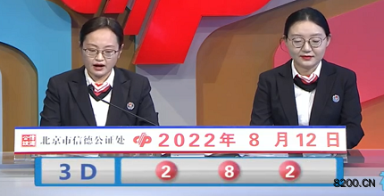 第2022214期福彩3D开奖现场截图图片