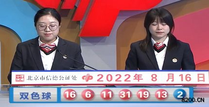 第2022094期双色球开奖现场截图图片