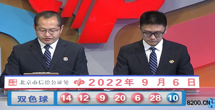 第2022103期双色球开奖现场截图图片