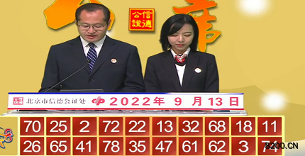第2022246期快乐8开奖现场截图图片