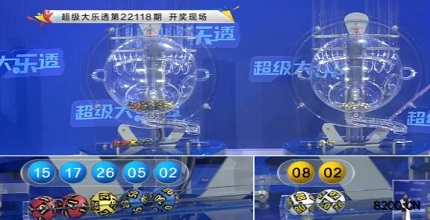 第2022118期大乐透开奖现场截图图片