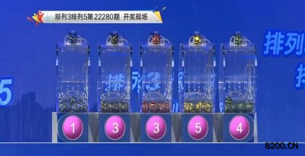 第2022280期排列3开奖现场截图图片