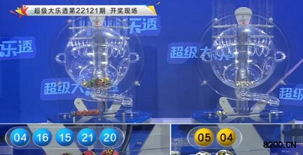 第2022121期大乐透开奖现场截图图片