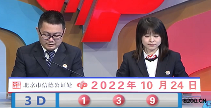 第2022283期福彩3D开奖现场截图图片
