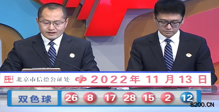 第2022130期双色球开奖现场截图图片