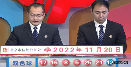 第2022133期双色球开奖现场截图图片