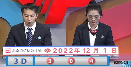 第2022321期福彩3D开奖现场截图图片