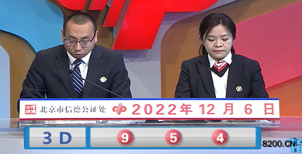 第2022326期福彩3D开奖现场截图图片