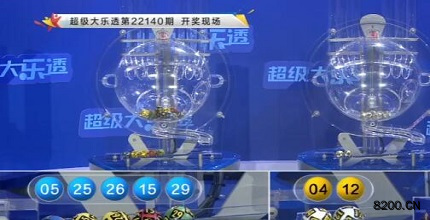 第2022140期大乐透开奖现场截图图片