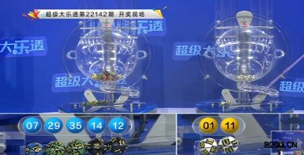 第2022142期大乐透开奖现场截图图片