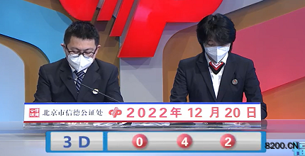 第2022340期福彩3D开奖现场截图图片