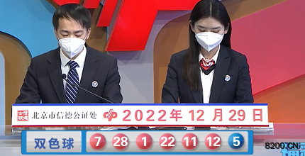 第2022150期双色球开奖现场截图图片